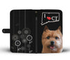 Norwich Terrier Print Wallet Case-Free Shipping-CT State
