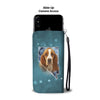 Cute Basset Hound Print Wallet Case-Free Shipping-NV State