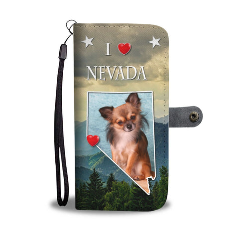 Lovely Chihuahua Print Wallet Case-Free Shipping-NV State