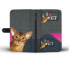 Abyssinian cat Print Wallet Case-Free Shipping-CT State