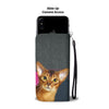 Abyssinian cat Print Wallet Case-Free Shipping-CT State