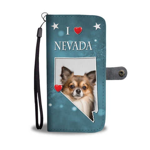 Cute Chihuahua Print Wallet Case-Free Shipping-NV State
