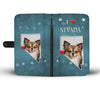 Cute Chihuahua Print Wallet Case-Free Shipping-NV State
