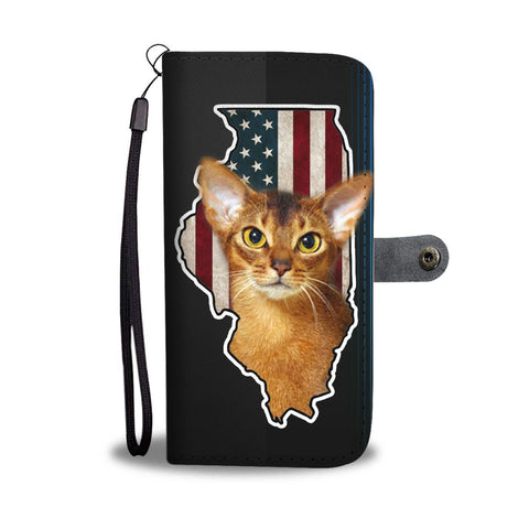 Abyssinian cat Print Wallet Case-Free Shipping-IL State