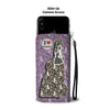 Beagle Dog Floral Print Wallet Case-Free Shipping-NH State