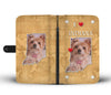 Lovely Yorkshire Terrier Print Wallet Case-Free Shipping-IN State