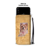 Lovely Yorkshire Terrier Print Wallet Case-Free Shipping-IN State
