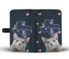 Russian Blue Cat Print Wallet Case-Free Shipping-TX State