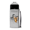 Abyssinian Cat Print Wallet Case-Free Shipping-TX State