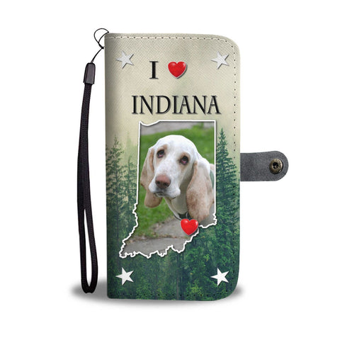 Cute Basset Hound Print Wallet Case-Free Shipping-IN State