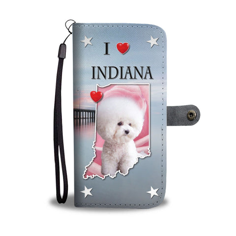 Lovely Bichon Frise Print Wallet Case-Free Shipping-IN State