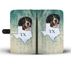 Bernese Mountain Dog Print Wallet Case-Free Shipping-TX State