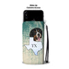 Bernese Mountain Dog Print Wallet Case-Free Shipping-TX State