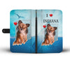 Lovely Chihuahua Print Wallet Case-Free Shipping-IN State