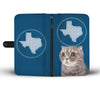 Scottish Fold Cat Print Wallet Case-Free Shipping-TX State
