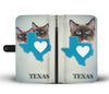 Birman Cat Print Wallet Case-Free Shipping-TX State