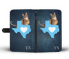 Cute Savannah Cat Print Wallet Case-Free Shipping-TX State