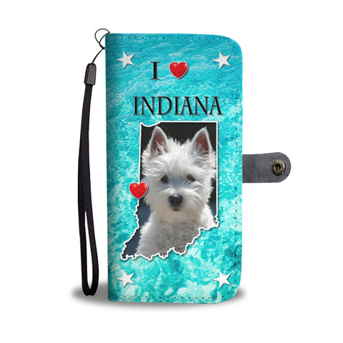 Amazing Westie Dog Print Wallet Case-Free Shipping-IN State