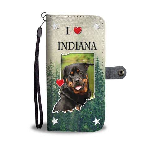 Rottweiler Dog Print Wallet Case-Free Shipping-IN States