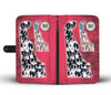Border Collie In Lots Print Wallet Case-Free Shipping-DE State