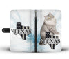 Siberian Cat Print Wallet Case-Free Shipping-TX State