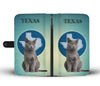 Chartreux Cat Print Wallet Case-Free Shipping-TX State