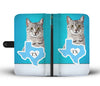 Amazing Egyptian Mau Cat Print Wallet Case-Free Shipping-TX State