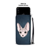 Sphynx Cat Print Wallet Case-Free Shipping-GA State