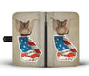 Burmese Cat Print Wallet Case-Free Shipping-GA State
