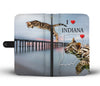 Bengal Cat Print Wallet Case-Free Shipping-IN State