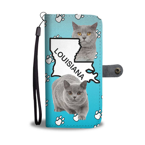 Amazing British Shorthair Cat Print Wallet Case-Free Shipping-LA State