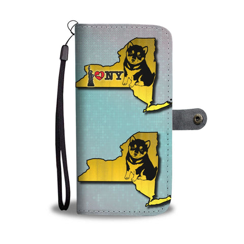 Cute Shiba Inu Art Print Wallet Case-Free Shipping-NY State