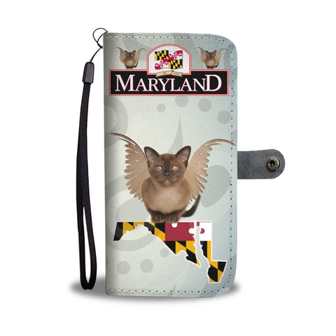 Burmese cat Print Wallet Case-Free Shipping-MD State