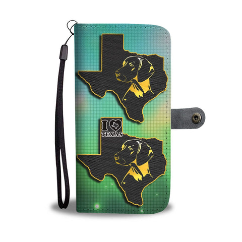 Vizsla Dog Golden Art Print Wallet Case-Free Shipping-TX State