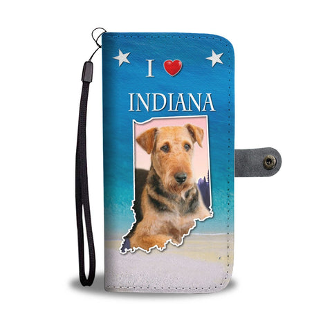Airedale Terrier Wallet Case-Free Shipping-IN State