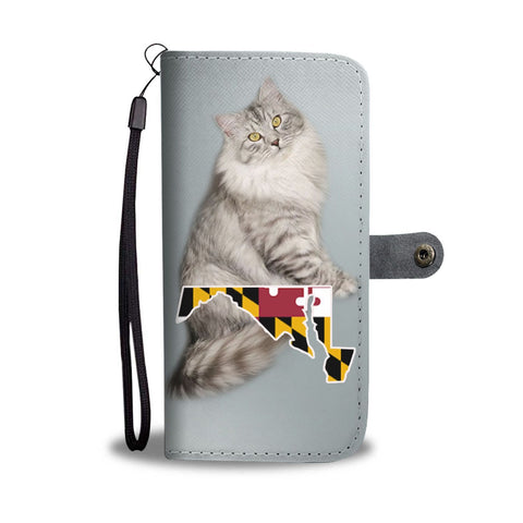 Siberian cat Print Wallet Case-Free Shipping-MD State