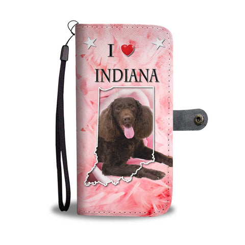 American Water Spaniel Print Wallet Case-Free Shipping-IN State