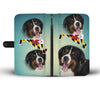 Bernese Mountain Dog Print Wallet Case-Free Shipping-MD State