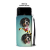 Bernese Mountain Dog Print Wallet Case-Free Shipping-MD State