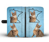 Savannah Cat Print Wallet Case-Free Shipping-MN State