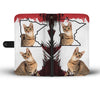 Amazing Savannah cat Print Wallet Case-Free Shipping-MN State