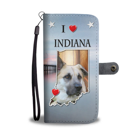 Chinook Dog Print Wallet Case-Free Shipping-IN State