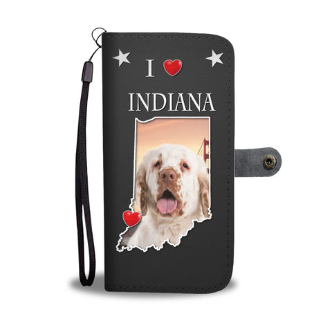 Clumber Spaniel Print Wallet Case-Free Shipping- IN State