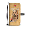 Cocker Spaniel Print Wallet Case-Free Shipping-IN State