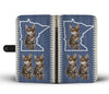 Manx Cat Print Wallet Case-Free Shipping-MN State