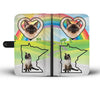 Siamese Cat Print Wallet Case-Free Shipping-MN State