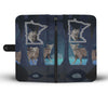 Amazing Russian Blue Cat Print Wallet Case-Free Shipping-MN State