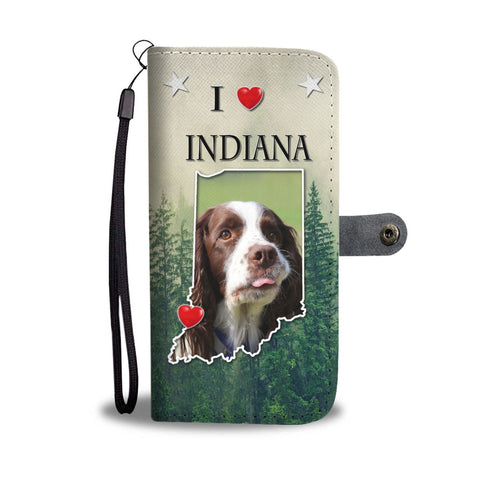 English Springer Spaniel Print Wallet Case-Free Shipping-IN State