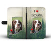 English Springer Spaniel Print Wallet Case-Free Shipping-IN State