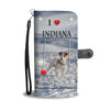 Jack Russell Terrier Print Wallet Case-Free Shipping-IN State